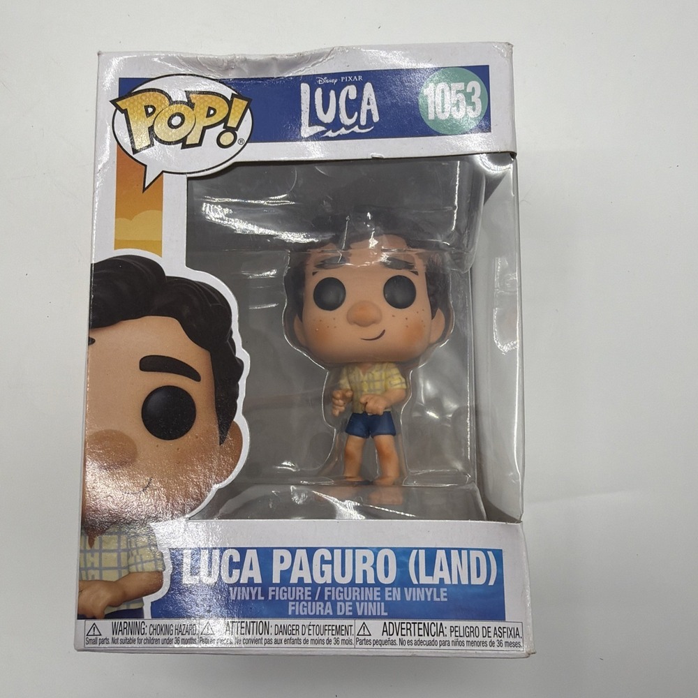 Disney Pixar Luca Paguro (Land) Funko Pop! Vinyl Figure #1053 Box Damage
